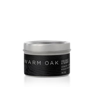 Warm Oak Travel Candle