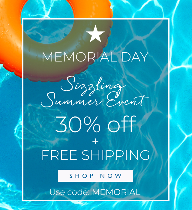 Enjoy 30% off for Memorial Day Weekend!