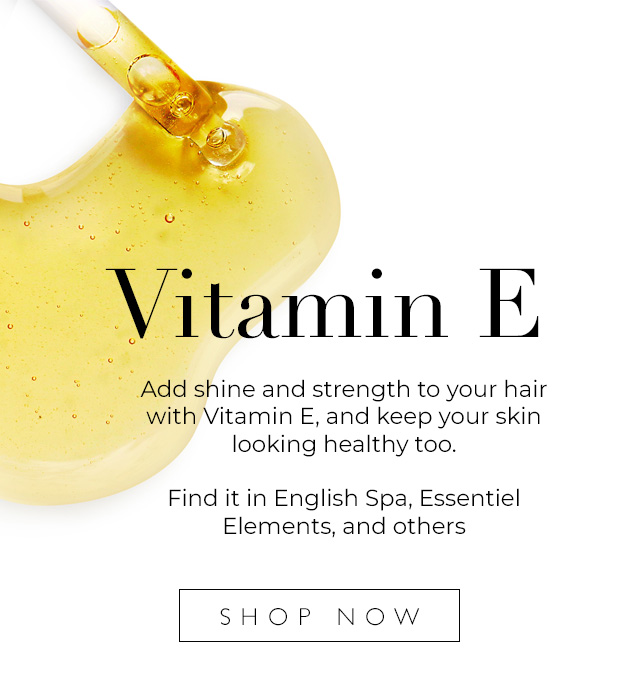 Add shine and strength to your hair with Vitamin E